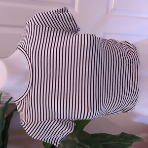 Anistar Women's Striped Crop Top Size Medium